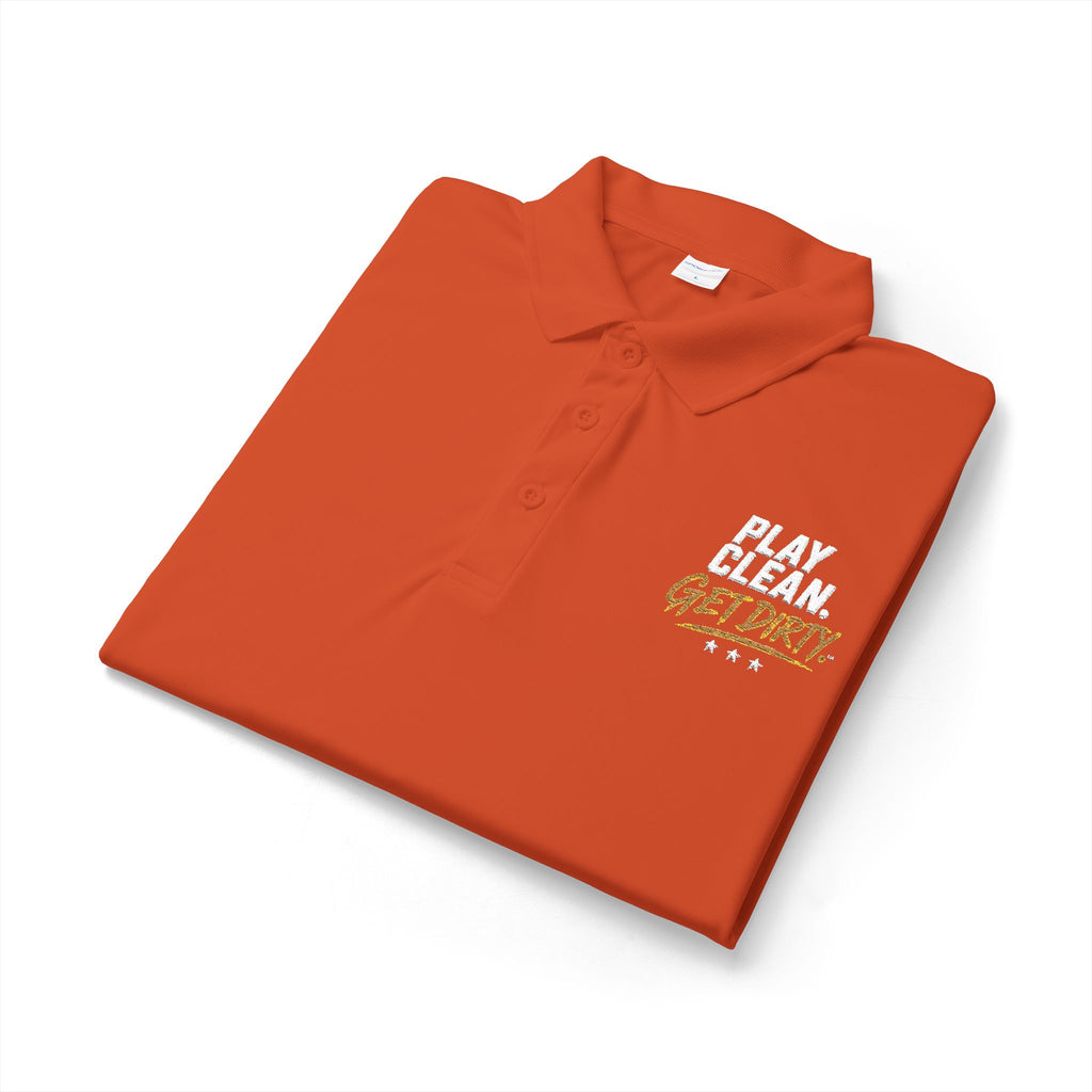Embroidered Gold Bay Logo Polo Shirt