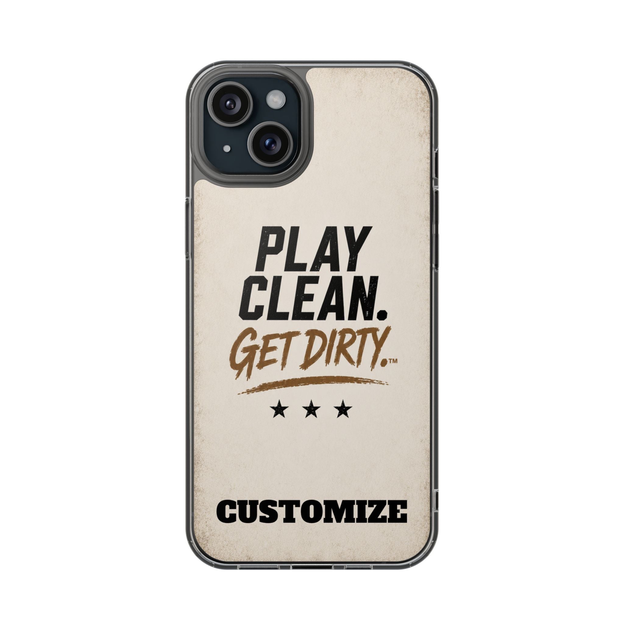 Magnetic Phone Case — “Play Clean. Get Dirty.” Customizable Impact-Resistant Case