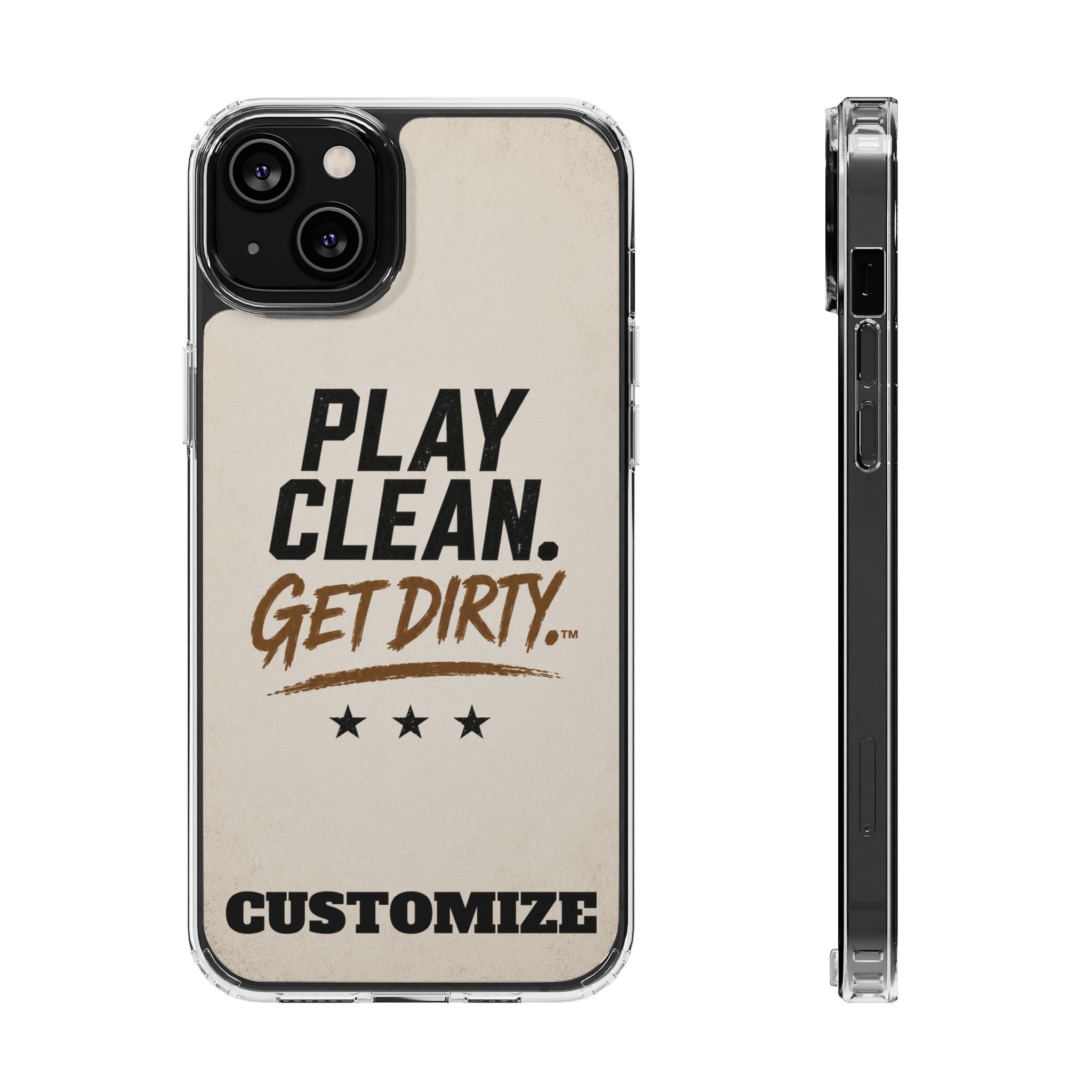 Magnetic Phone Case — “Play Clean. Get Dirty.” Customizable Impact-Resistant Case