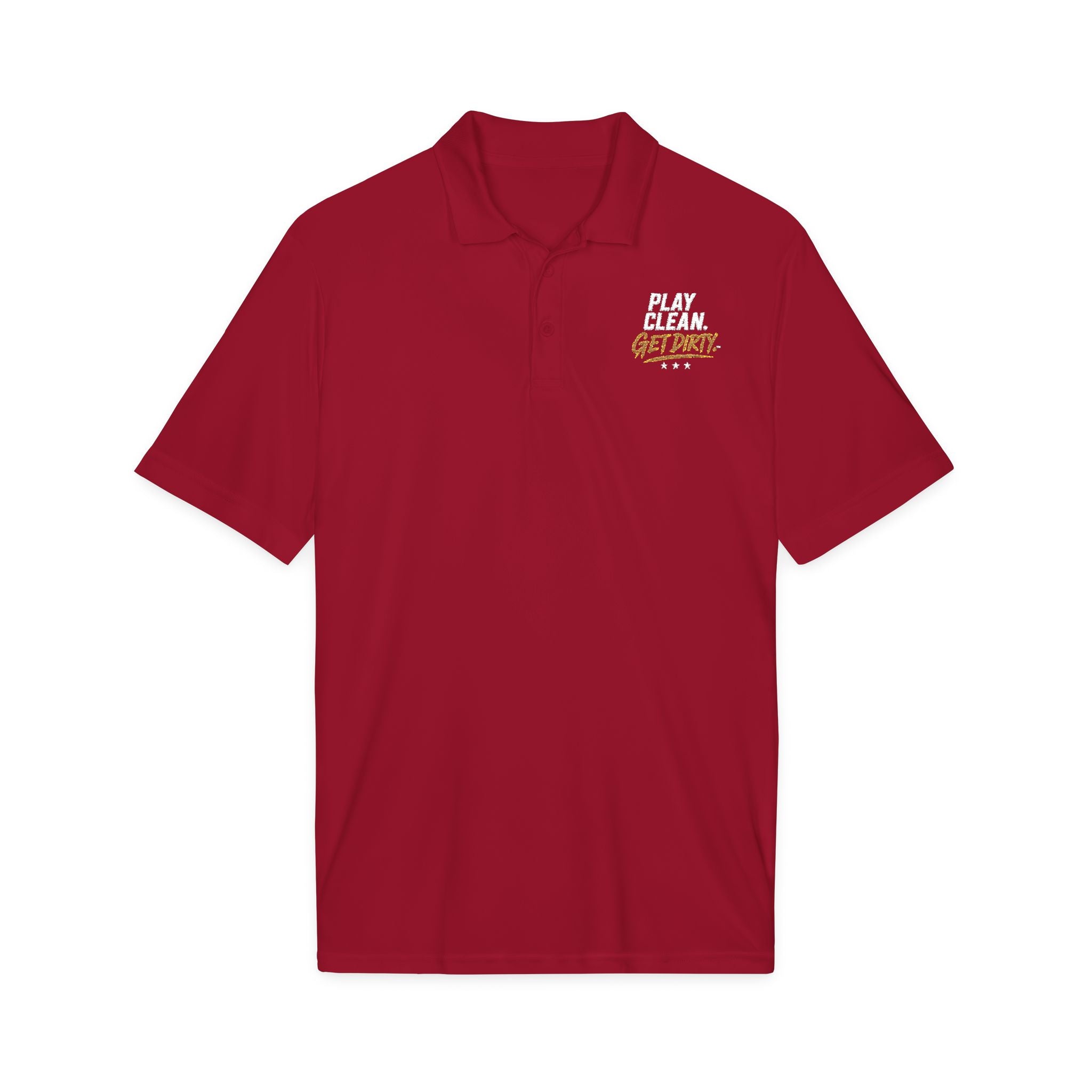 Embroidered Play Clean. Get Dirty.™ Polo