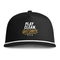 Play Clean. Get Dirty. Rope Cap – Vintage Baseball Trucker Hat