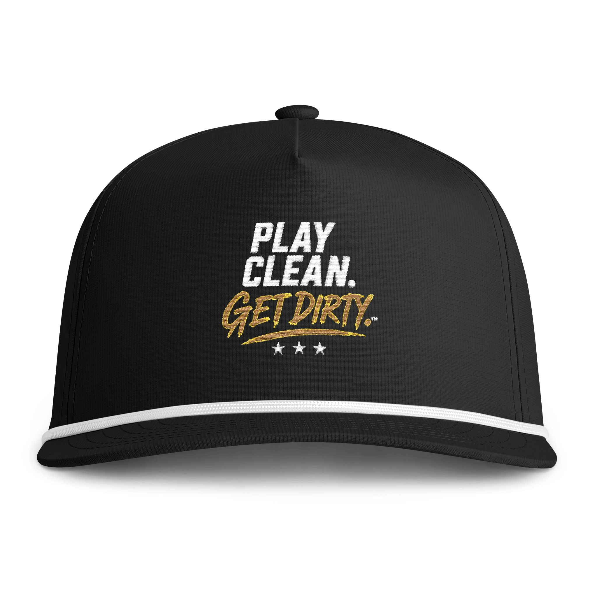 Play Clean. Get Dirty. Rope Cap – Vintage Baseball Trucker Hat