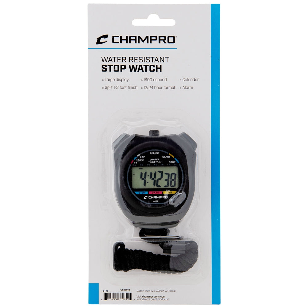 WATER RESISTANT STOP WATCH